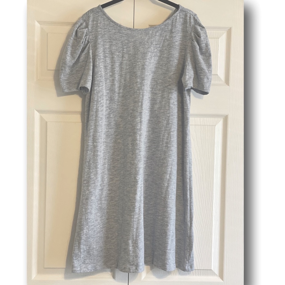 T-Shirt Dress with Bow and Keyhole Back
